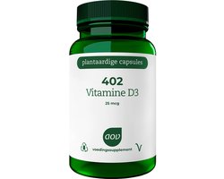 AOV 402 Vitamine D3 - 60 vegacaps - Vitaminen - Voedingssupplement - 60 stuks