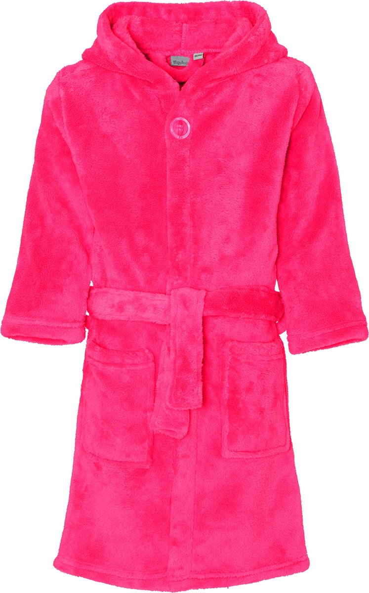Solidchoice - Fleece Badjas voor Meisjes met Capuchon en Zakjes