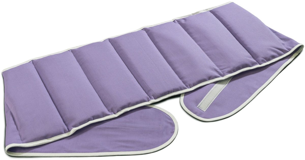 Solidchoice - Kussen met 7 Kamers Klittenbandsluiting Lila Warmtekussen
