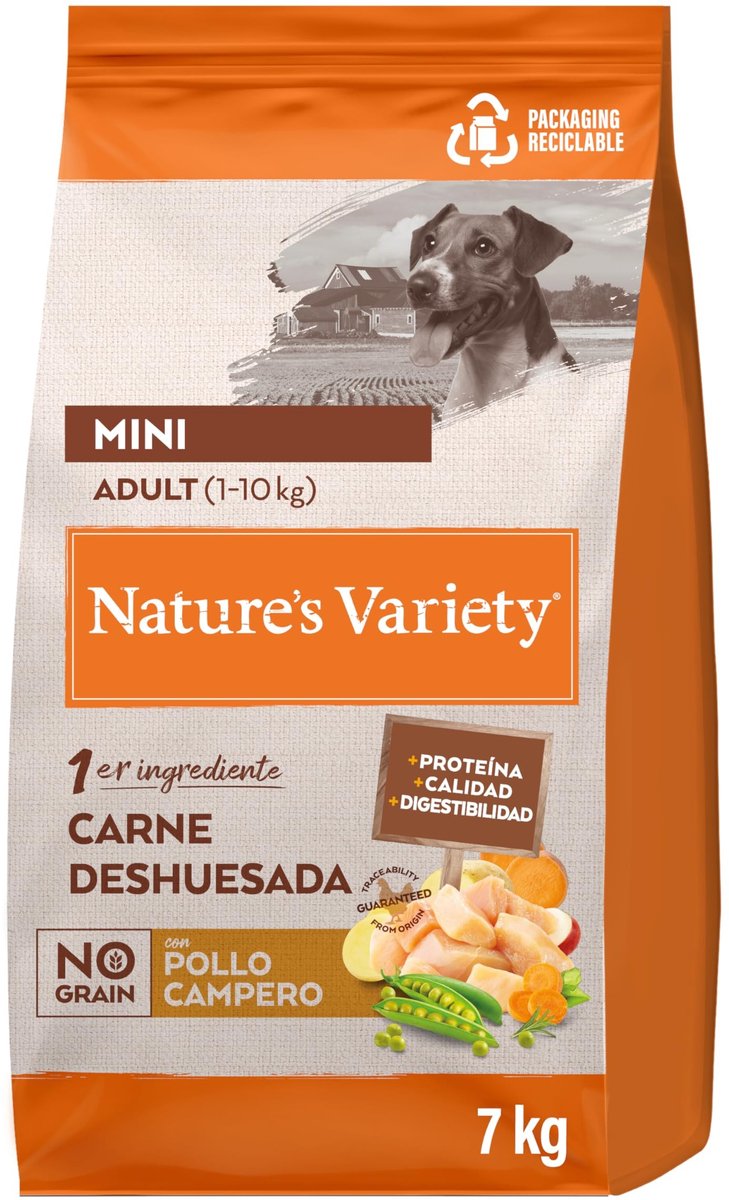 Solidchoice - Mini Hondenvoer voor Volwassen Honden met Vrijloopkip 7 kg