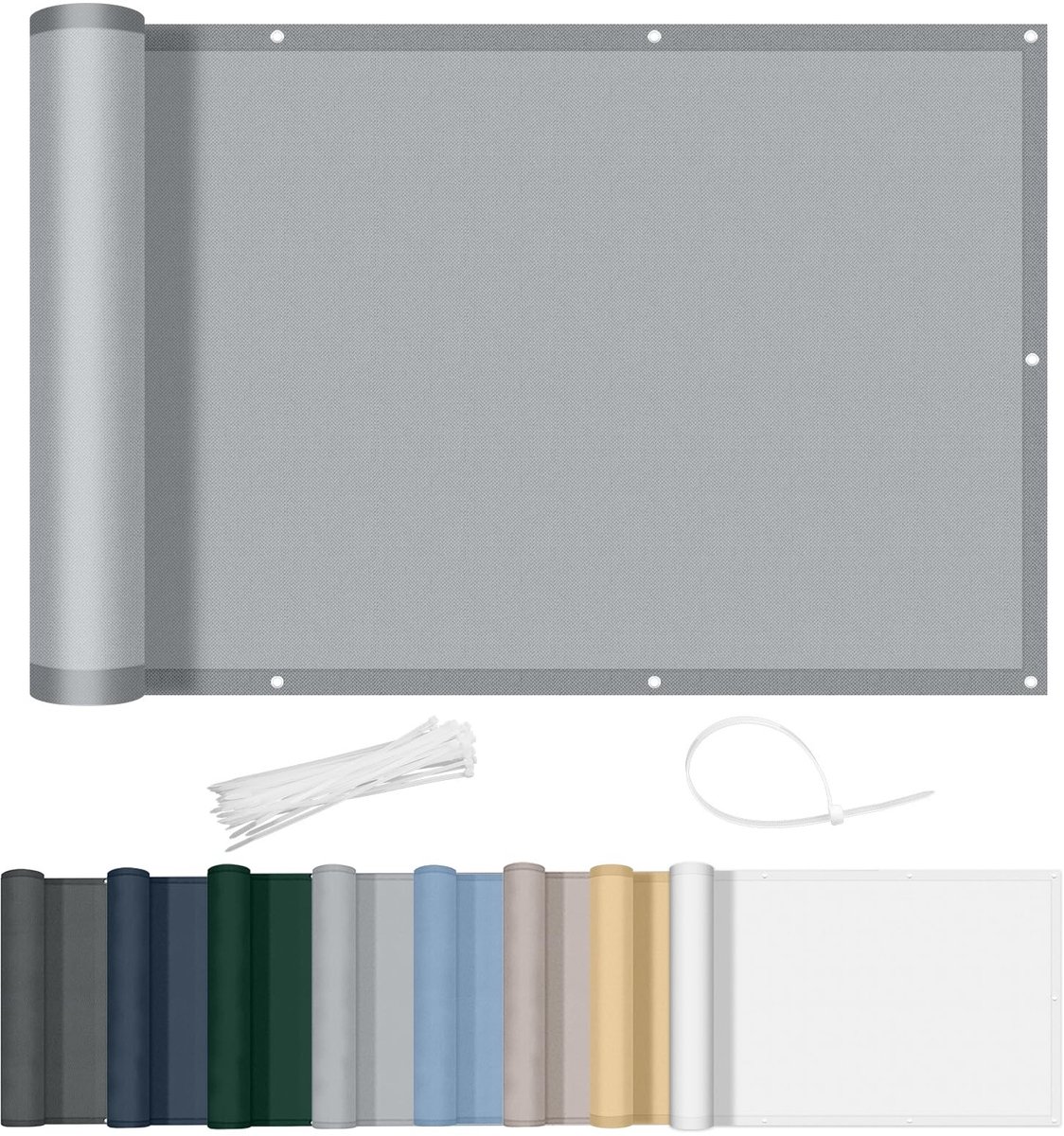 Solidchoice - Balkon Scherm 100x300cm Waterdicht en UV-Bescherming
