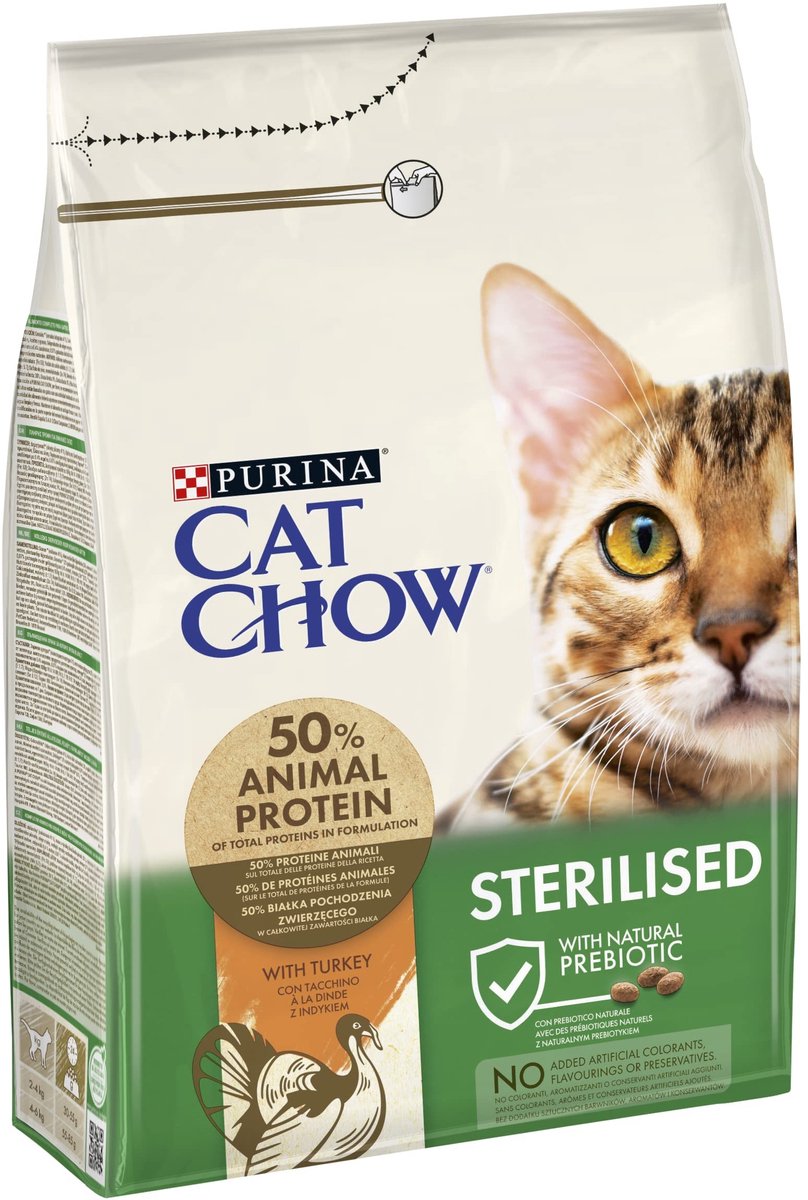 Solidchoice - Volwassen Kattenvoer voor Gesteriliseerde Katten met Kalkoen 3kg