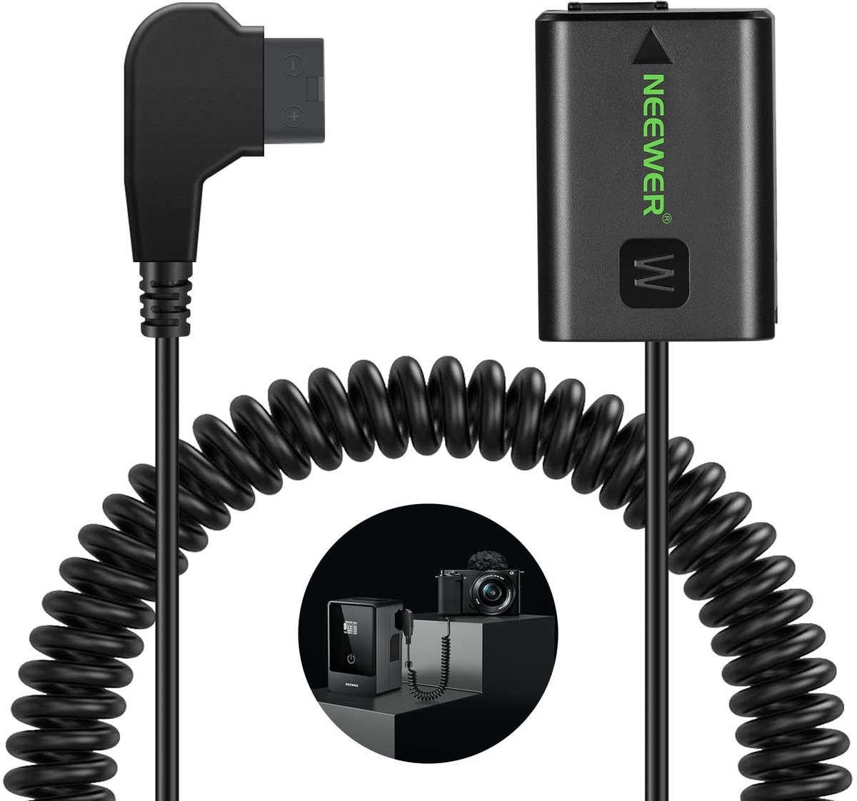 Solidchoice - D-Tap naar NP-FW50 Batterij voor Sony Camera's