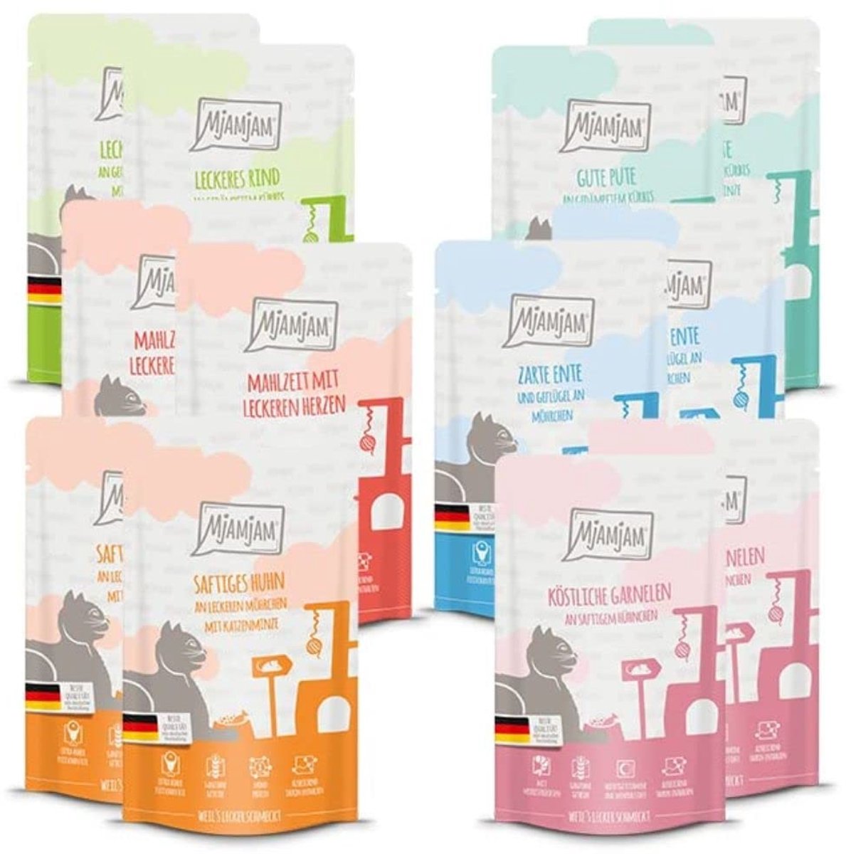 Solidchoice - Premium Natvoer voor Katten - Proefpakket met Extra Vlees