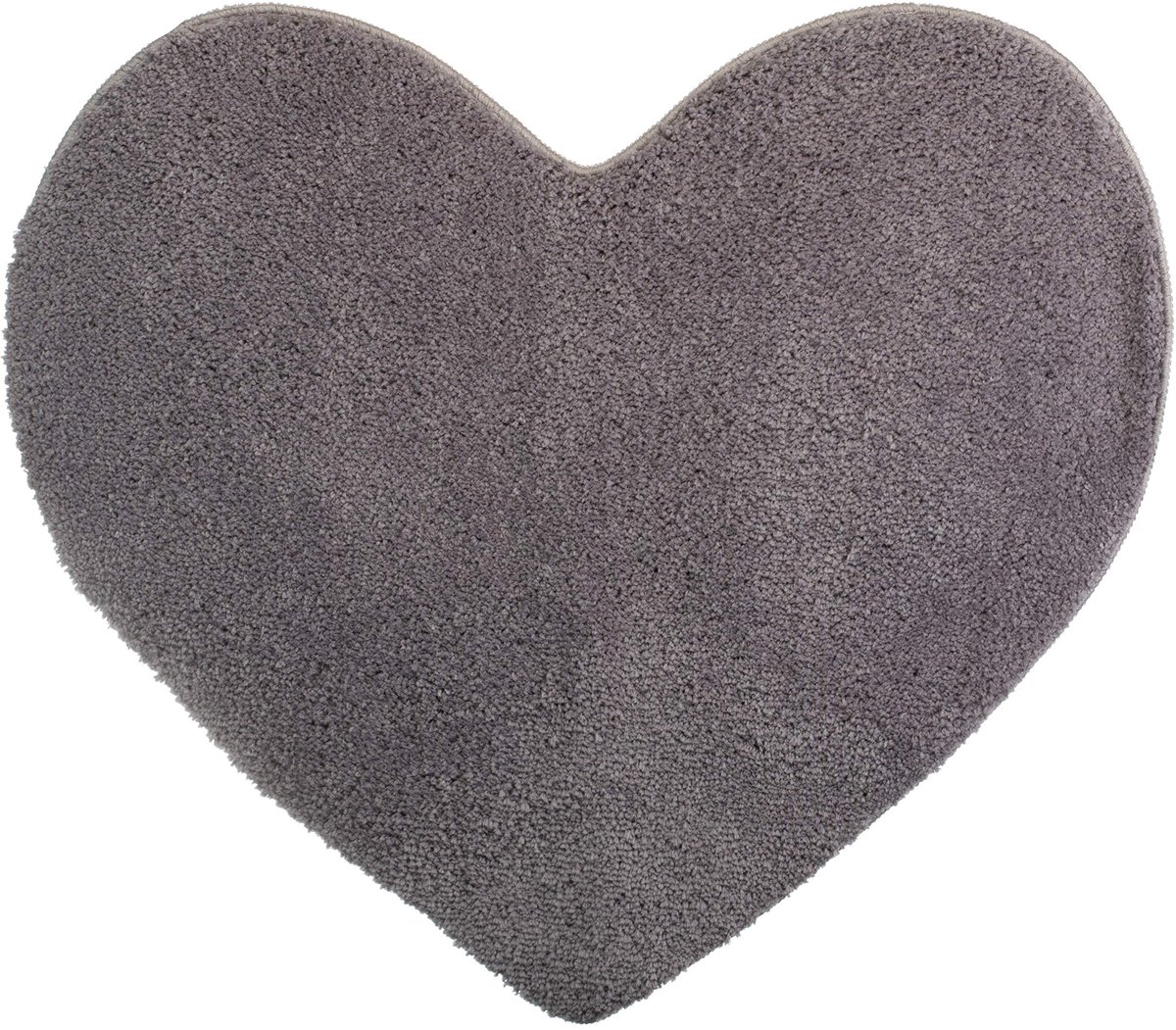Solidchoice - Hartvormige Badmat, 70 x 80 cm, Grijs