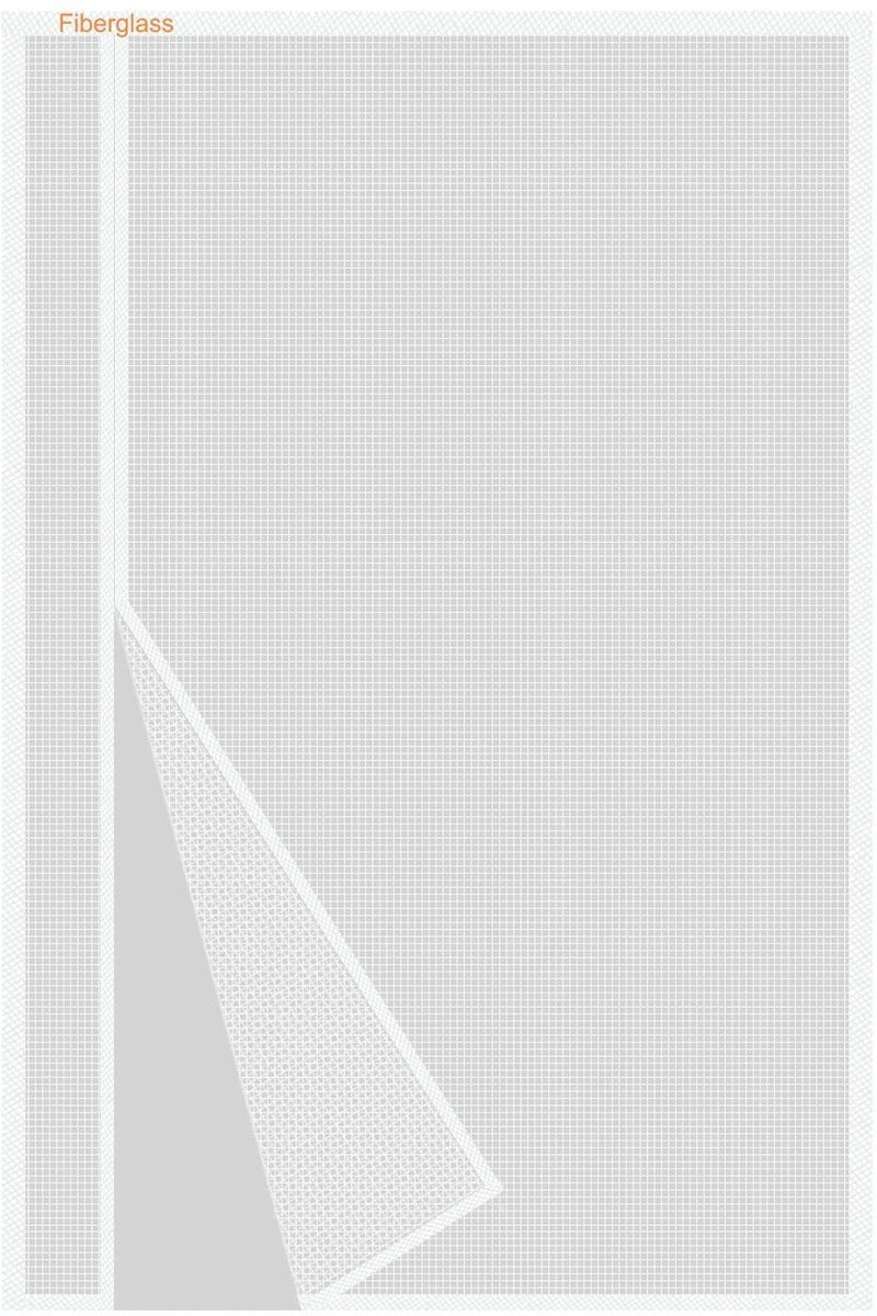 Solidchoice - Magnetisch Vliegenraam 100 x 235 cm voor Deuren