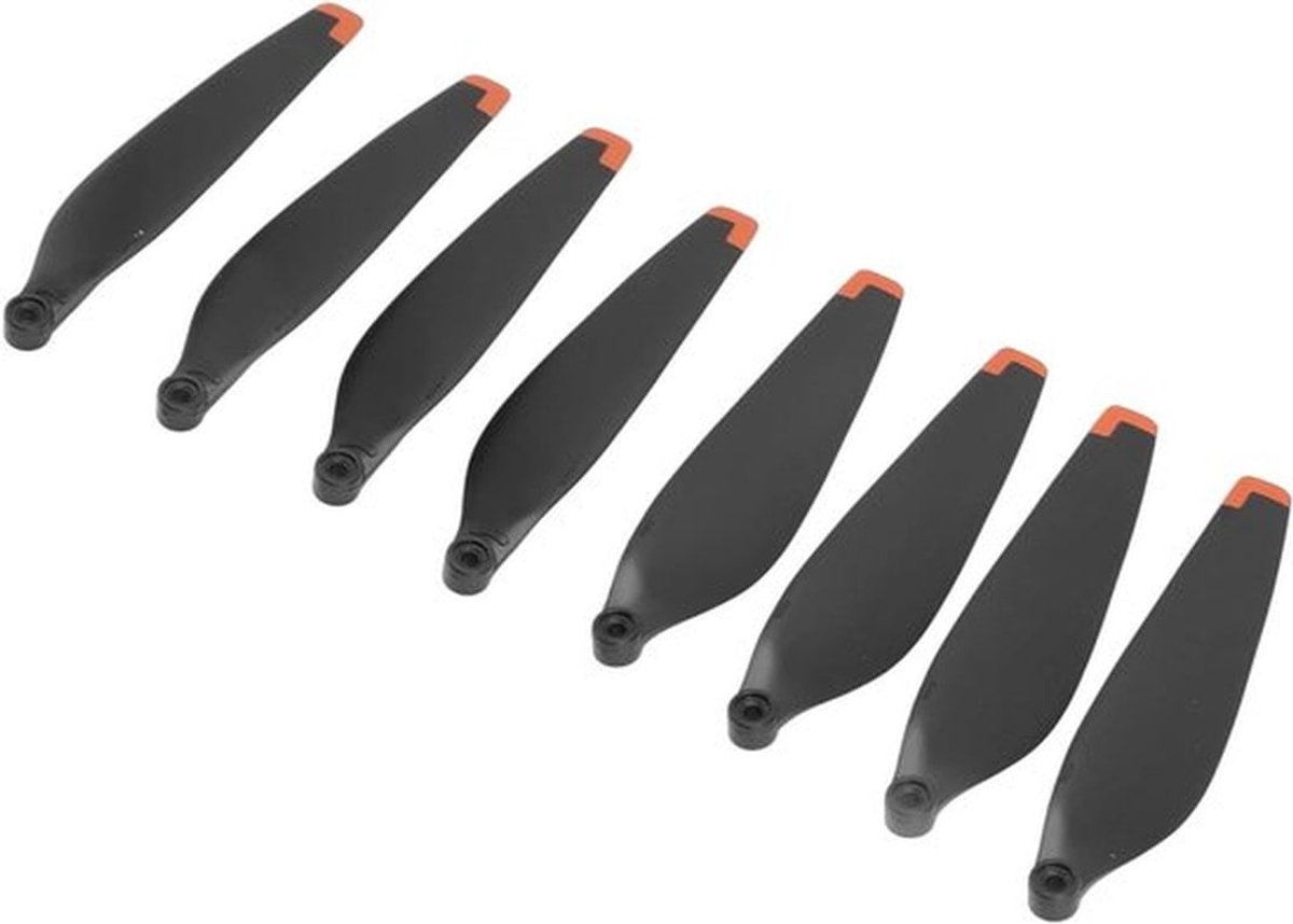 Reparatie- Vliegtuigbladen - Reserveonderdelen - Oranje- Ventilatoren - Hoge hardheid- Geschikt voor - Drone-Model - Propellers om te repareren met hoge hardheid (Oranje rand)
