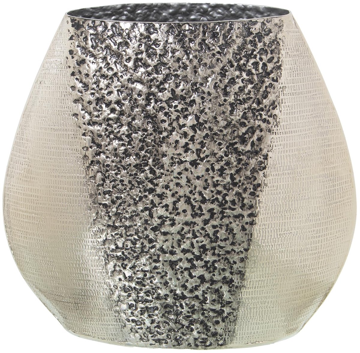 Solidchoice - Tafelvaas van Messing Zilver 27 x 13 x 26 cm