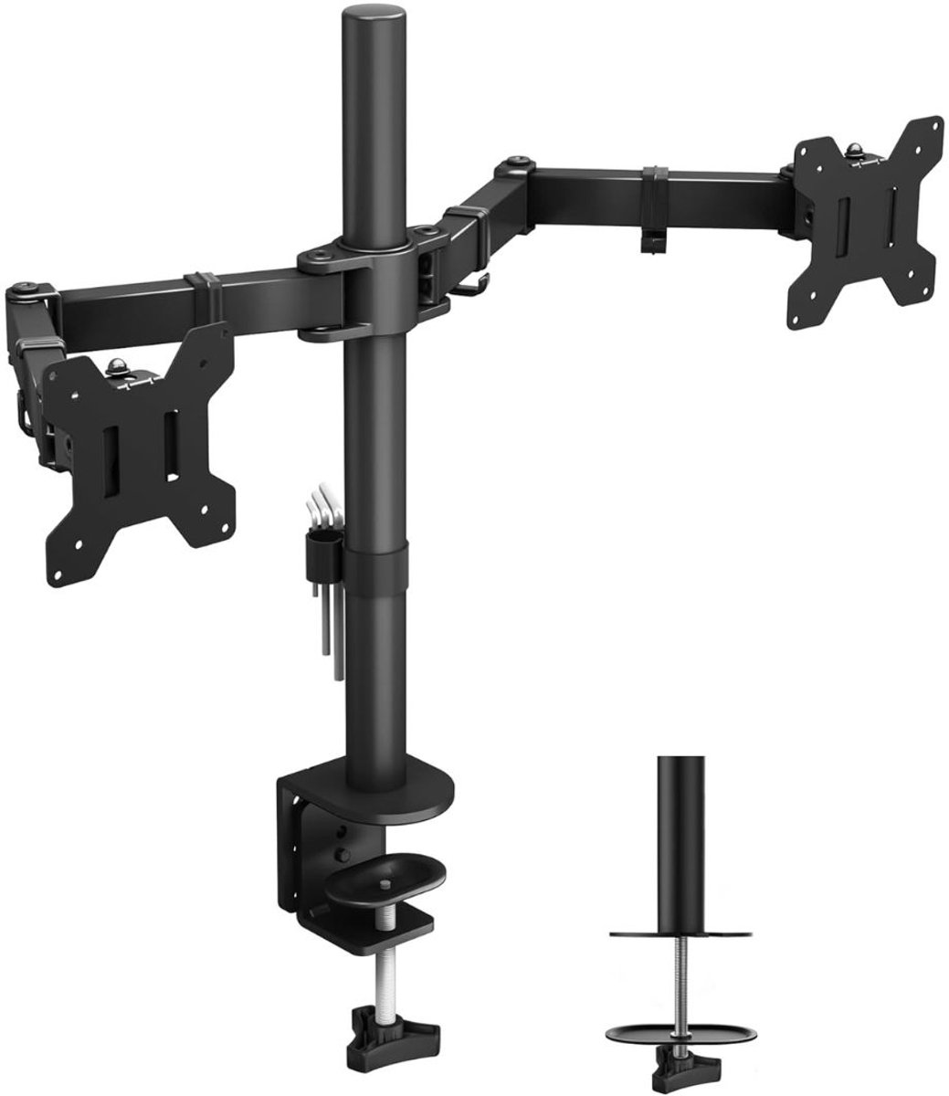 Zavio® Monitor Arm - Monitor Arm 2 Schermen - Monitor Beugel