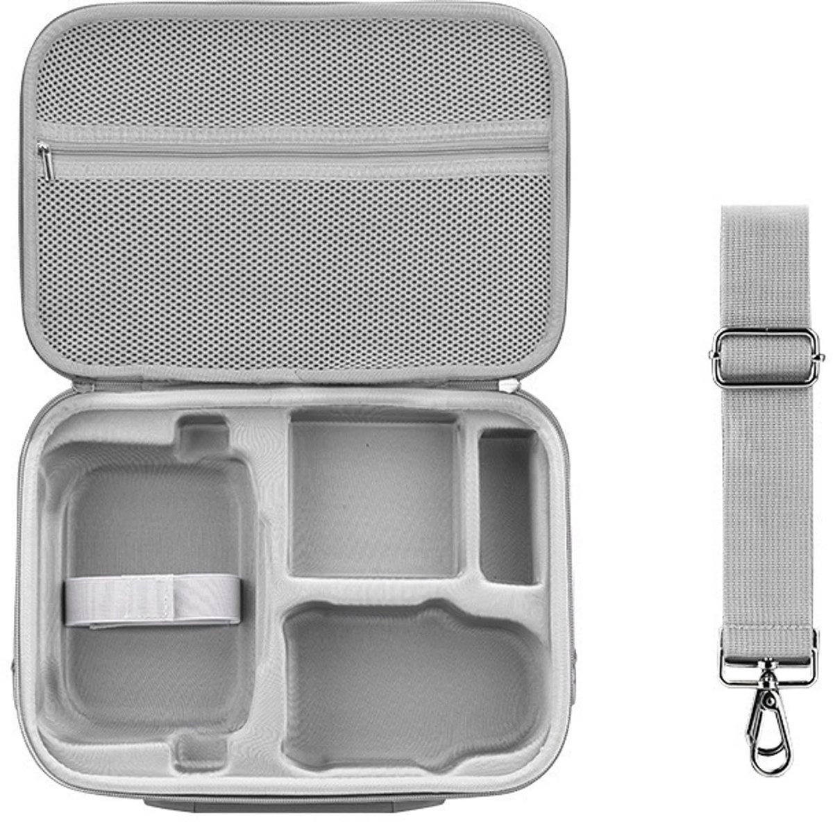 Casalora Tas Voor DJI Mini 4 Pro – PU Draagtas met Grote Capaciteit – Geschikt voor RC2 Controller & Fly More Combo – Beschermende Opbergcase - voor Drone Bescherming / Opslag