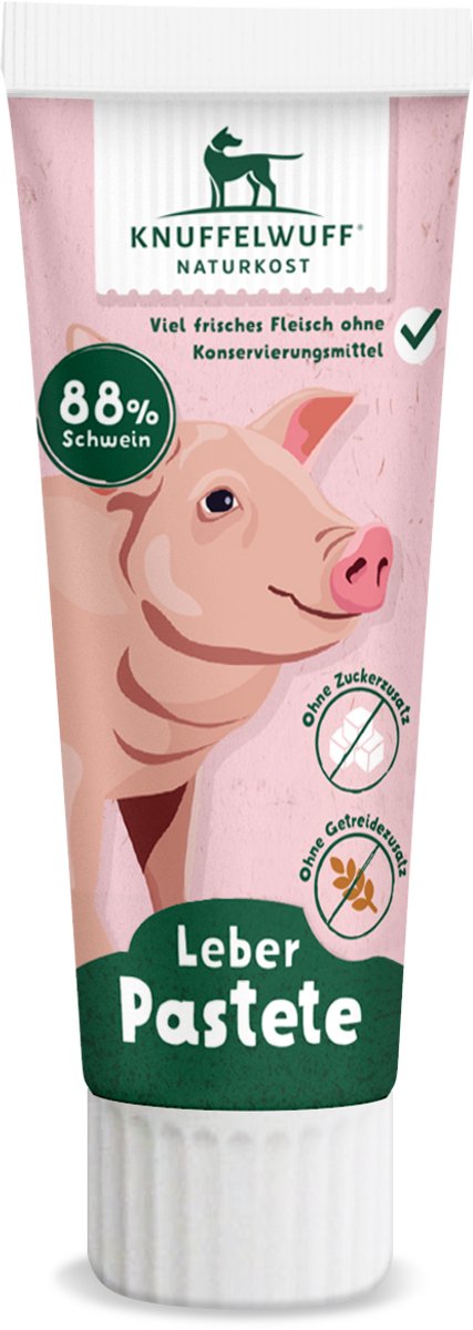Knuffelwuff Snackpasta leverpaté 1 stuk