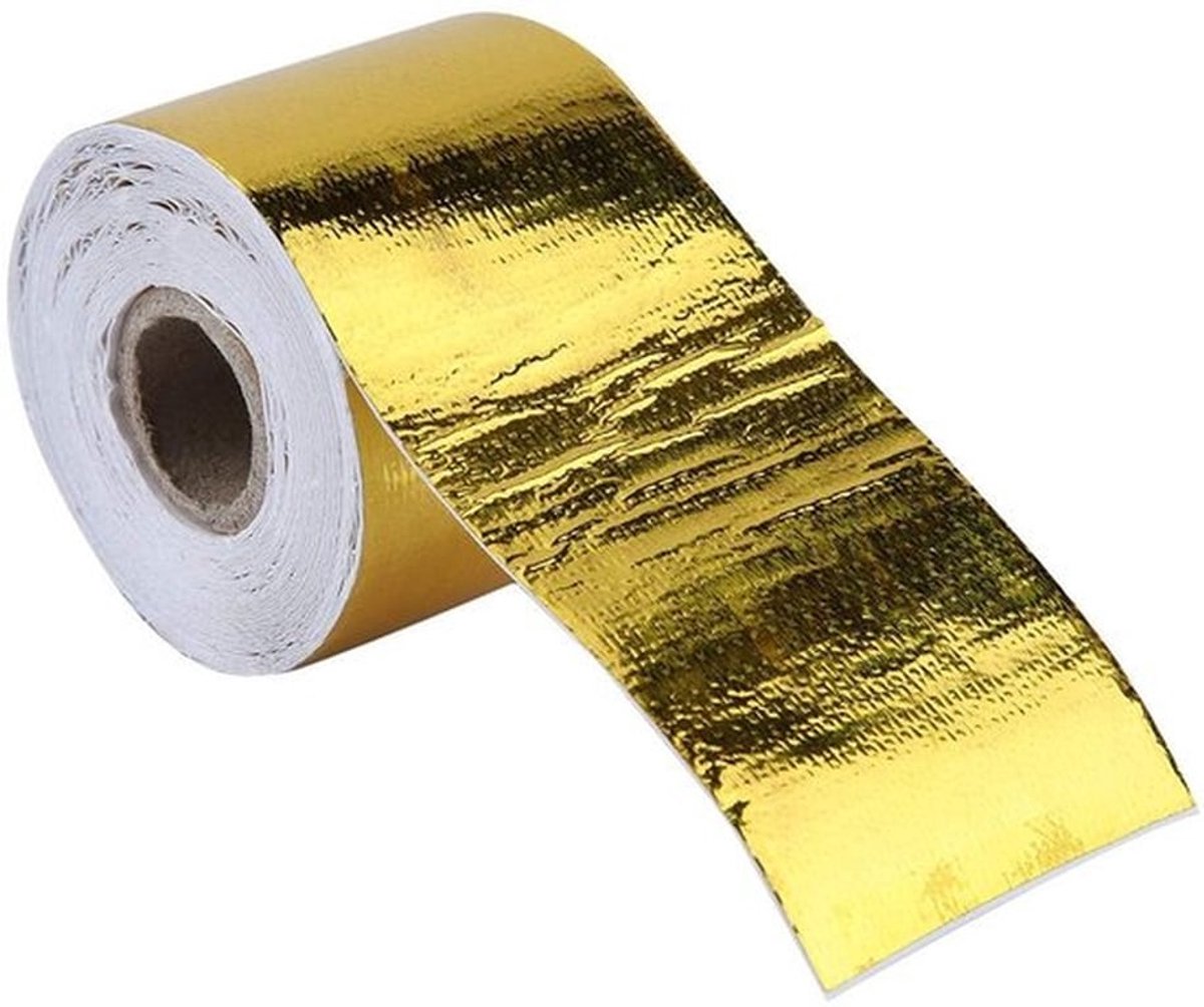 Hitteplakband Hittebestendig - Aluminium Tape - Zelfklevend - Warmtereflecterend - Uitstekende Afdichting - 10 m x 5 cm - Aluminiumtape