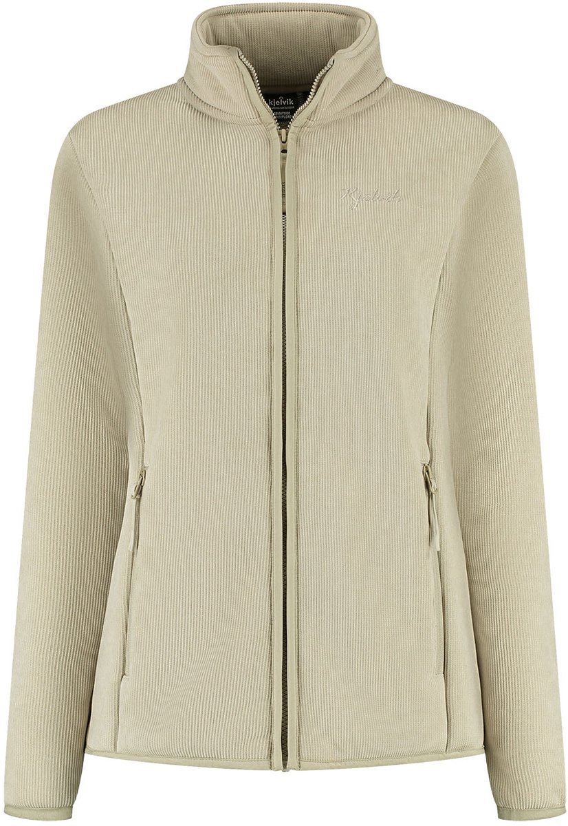 Kjelvik Linn Dames Outdoorvest - Zand