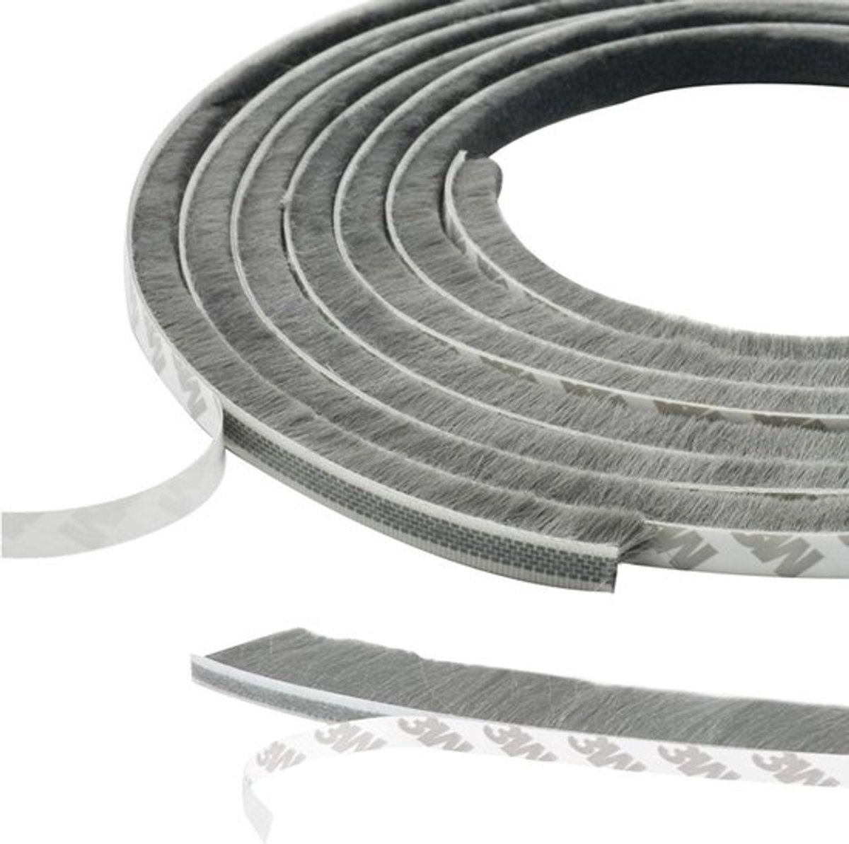 Borstelafdichting deurafdichting tochtstrip deurbodemafdichting insectenhor - 9mm x 15mm x 10M - ramen en deuren - kledingkasten - isolatie