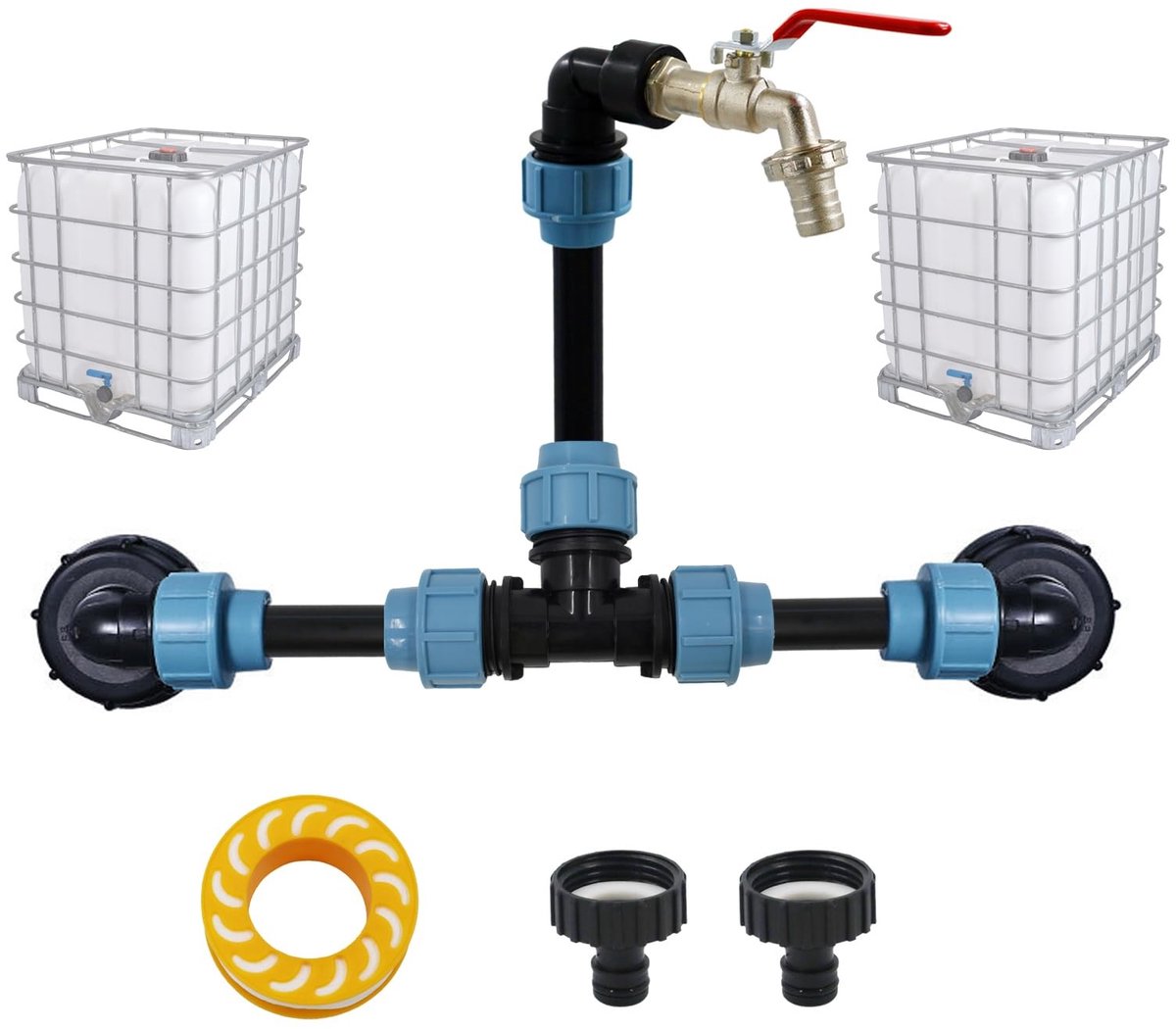 Solidchoice - IBC Aansluitset voor Regenwatertanks