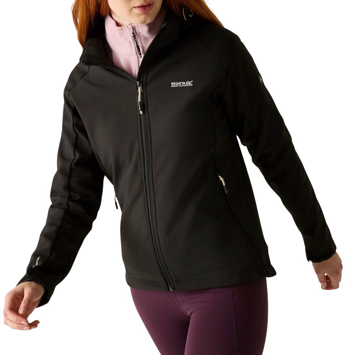 Regatta Deyana Softshell Jas Dames Zwart