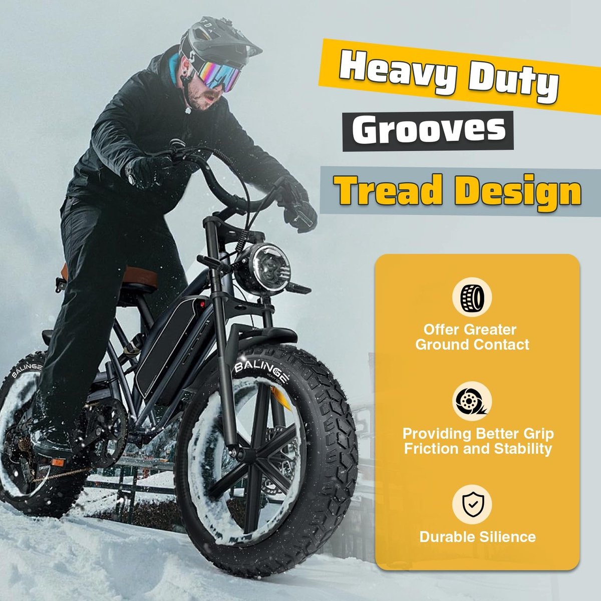 Solidchoice - Heavy Duty E-bike Band 20/26 Inch Vouwbare Fatbanden