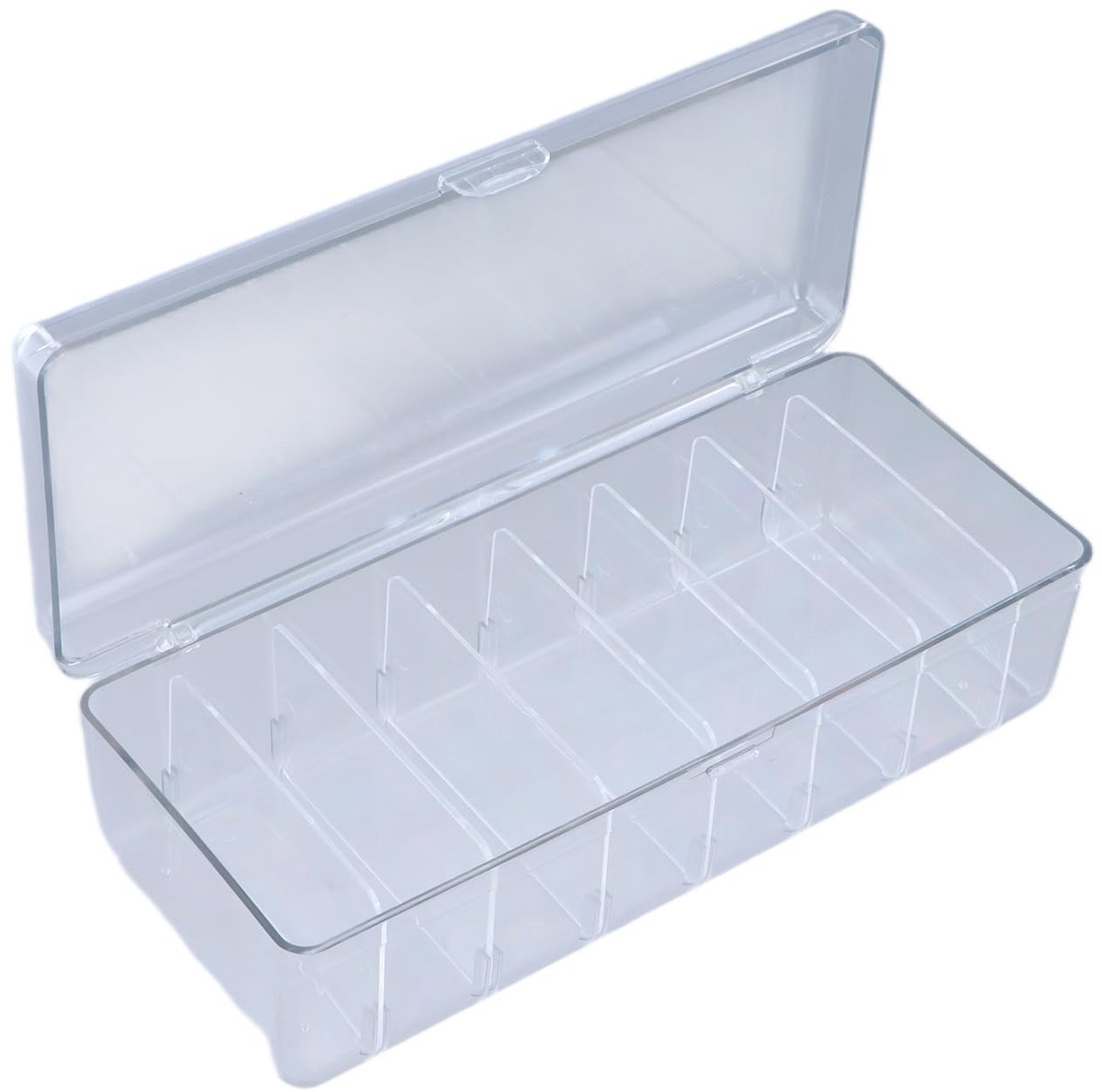Solidchoice - Transparante Indexkaartenbox met Verdelers voor 700 Kaarten