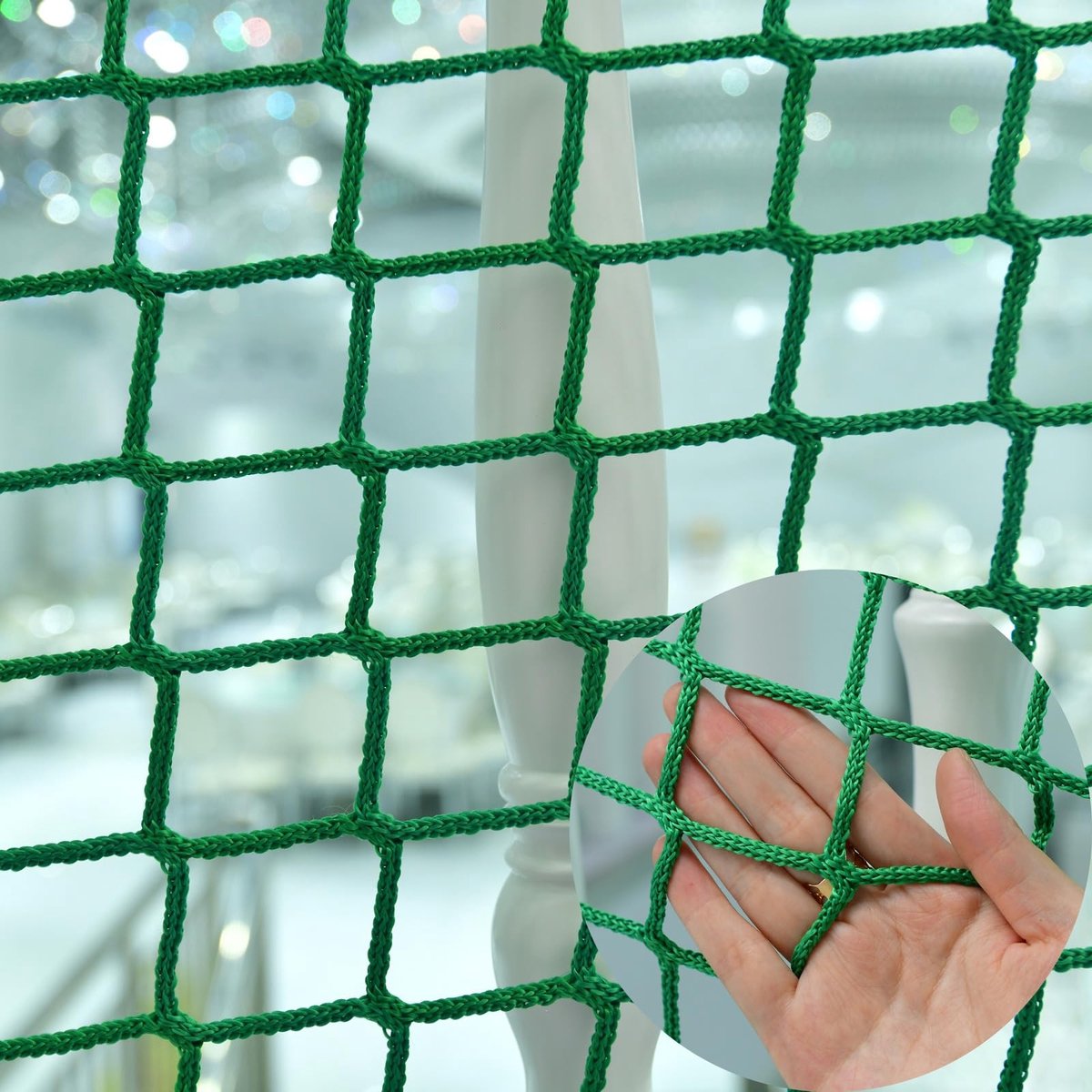 Solidchoice - Veiligheidsnet voor Kinderen en Huisdieren, Zwart, 1.5M x 1M
