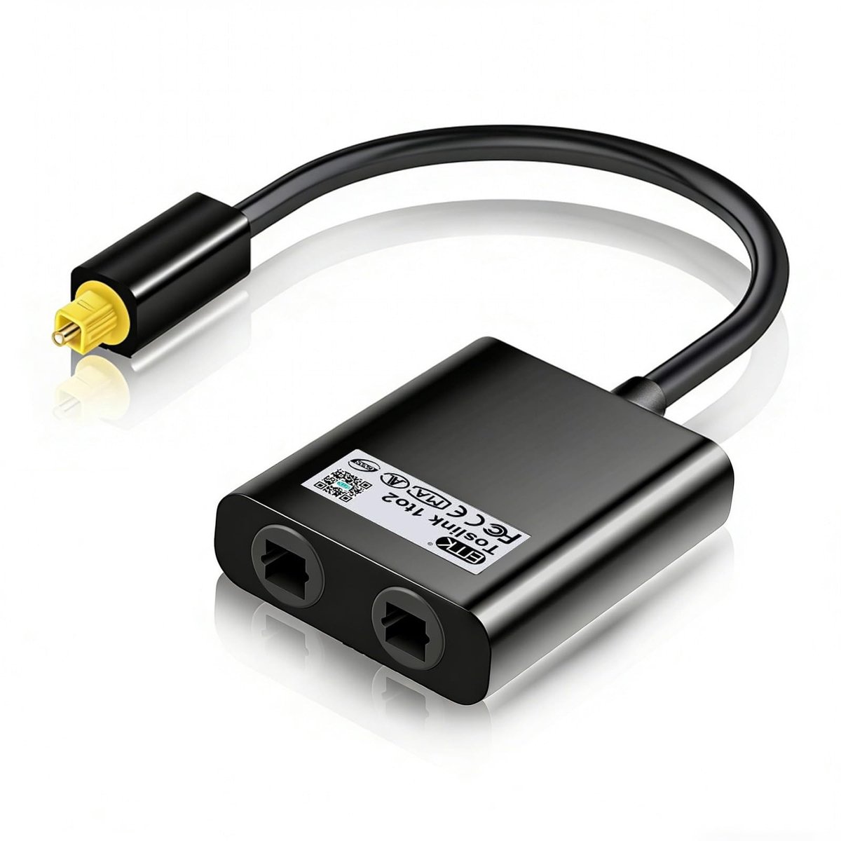 Solidchoice - Optische Audio Splitter 2-in-1 voor TV en Home Cinema