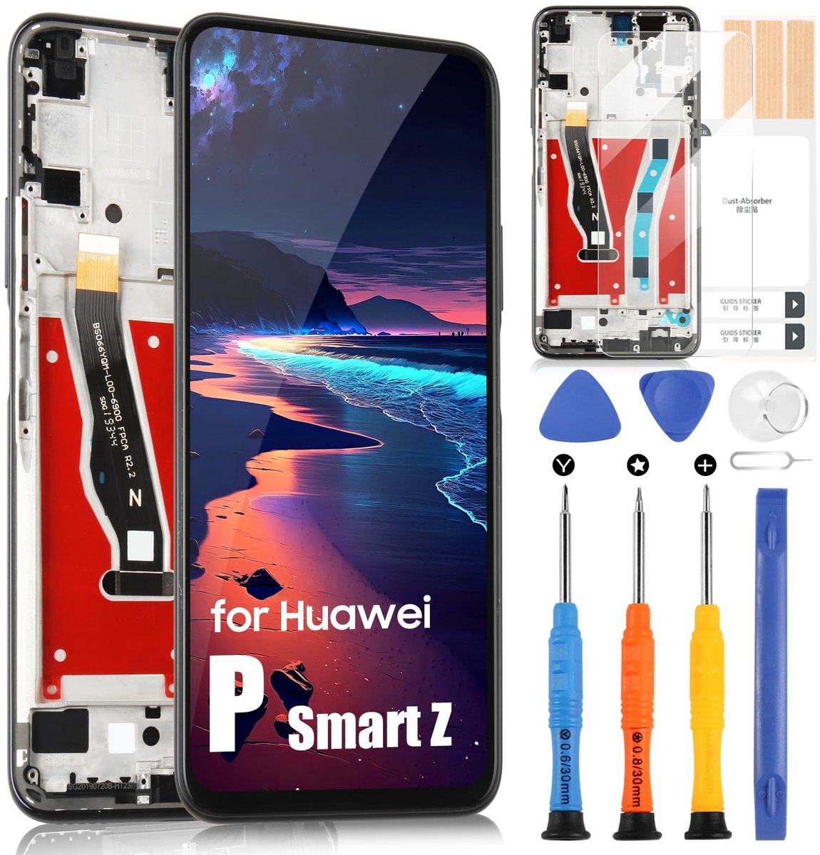 Solidchoice - Vervangingsscherm voor Smartphone met Touchscreen en Digitizer