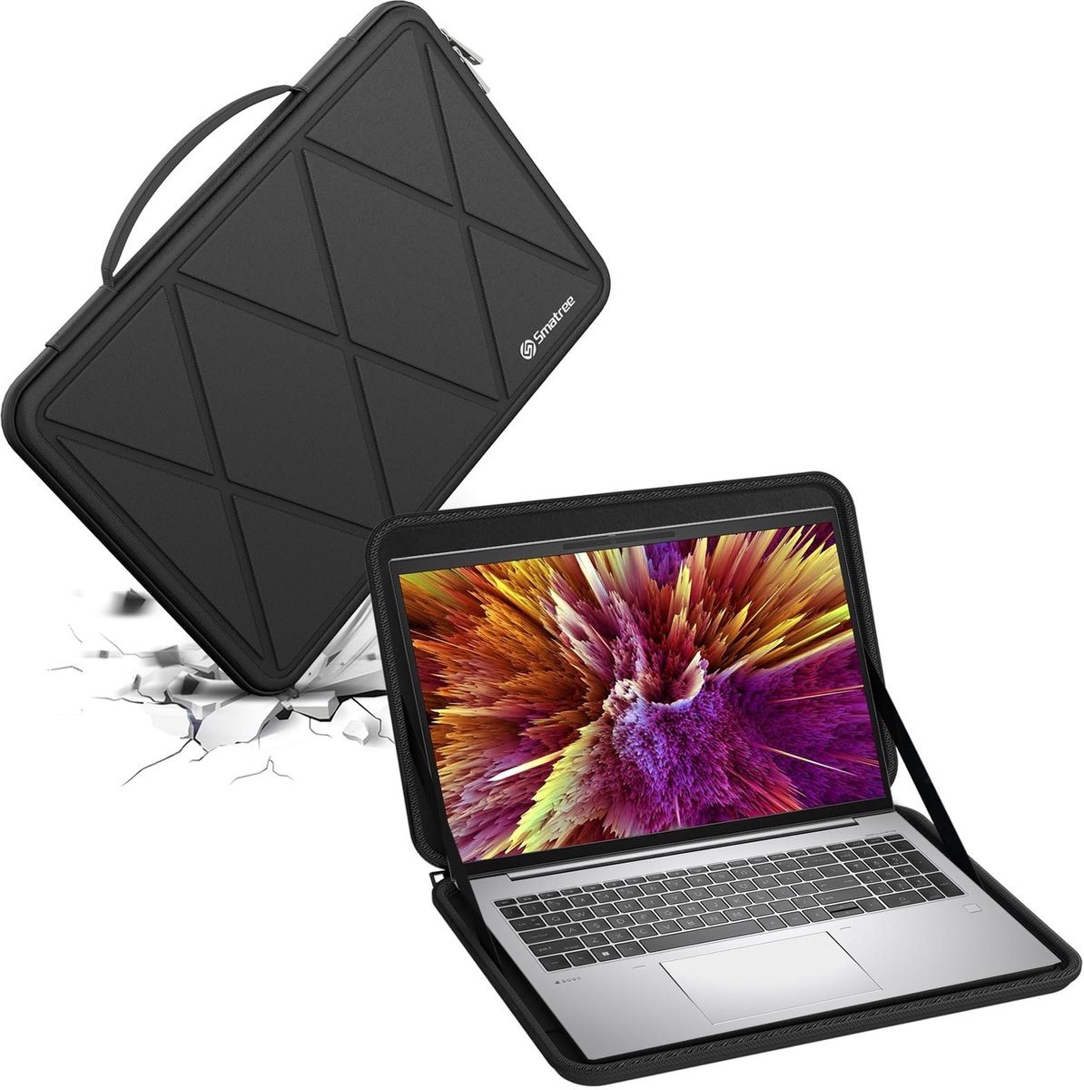 Solidchoice - Harde Laptophoes 16 Inch met Zware Bescherming voor Diverse Modellen