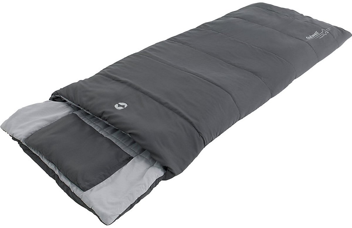 Outwell Companion Lux Slaapzak Grijs Long / Left Zipper