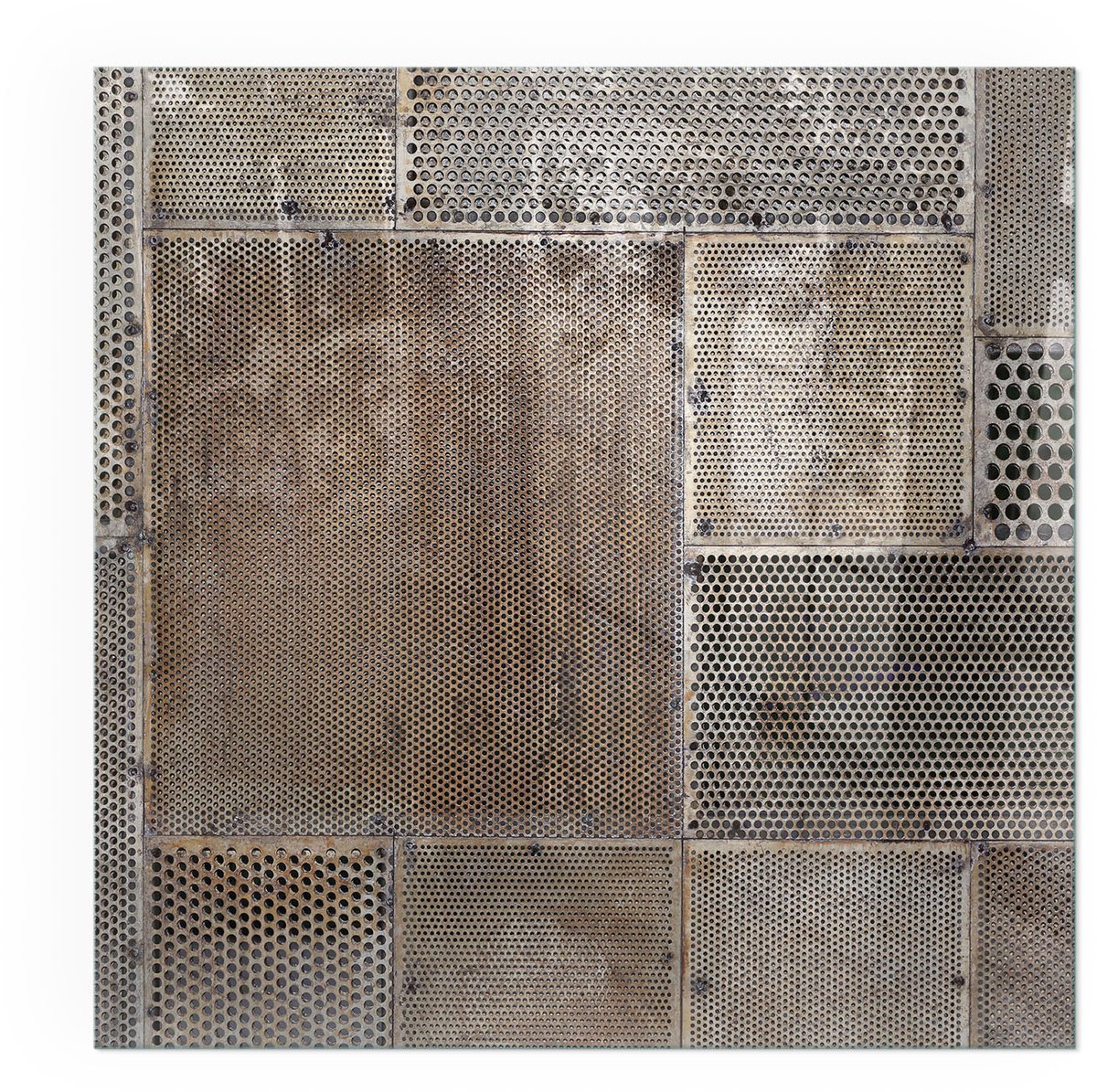 ArtPrintCavePlaat voor onder kachel - 50x50cm - Vloerplaat voor houtkachel - Kachel vloerplaat Beige - Vloerplaat openhaard