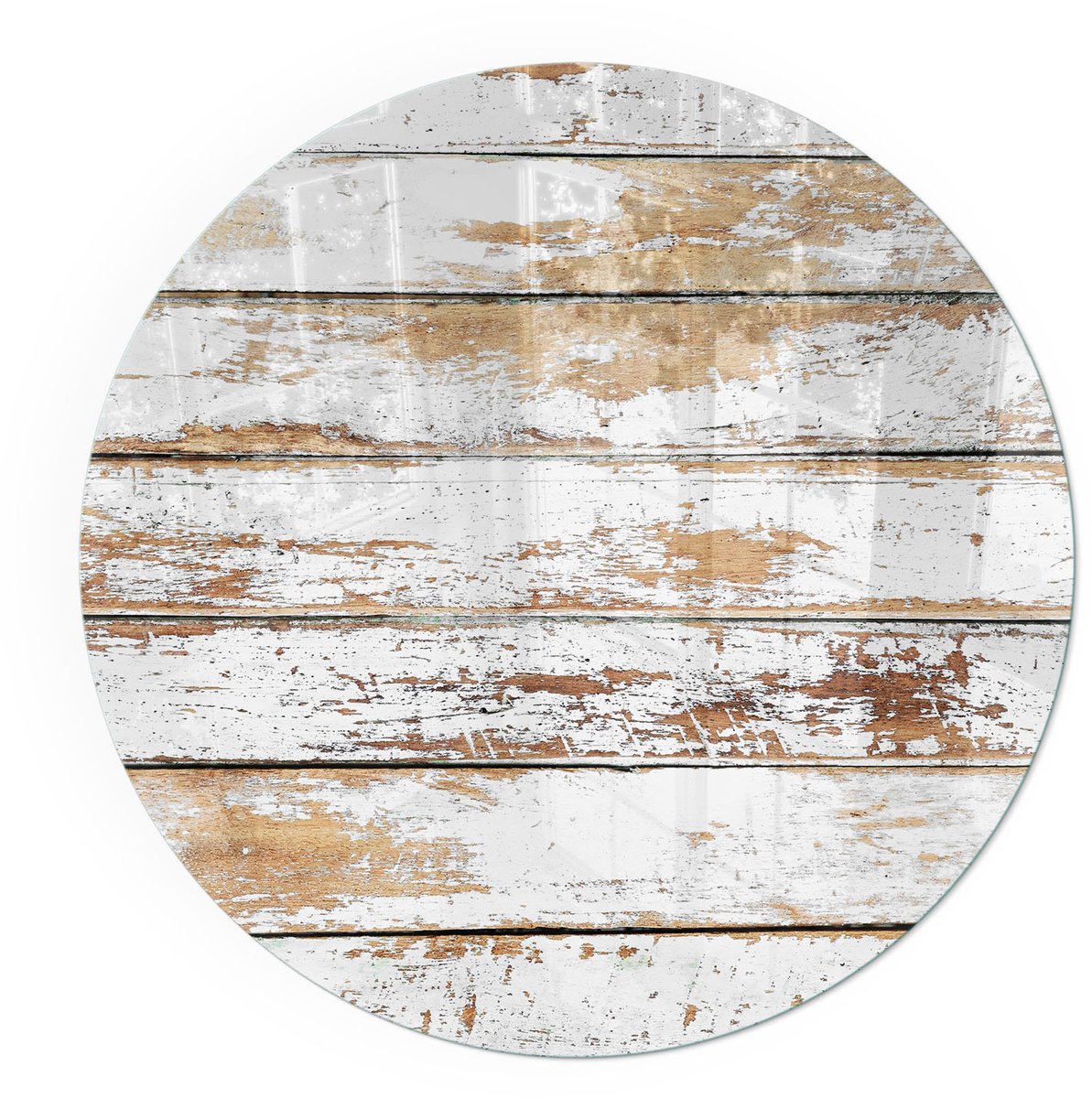 ArtPrintCavePlaat voor onder houtkachel - 60x60cm - Onderplaat kachel - Kachel vloerplaat Wit - Vloerplaat openhaard
