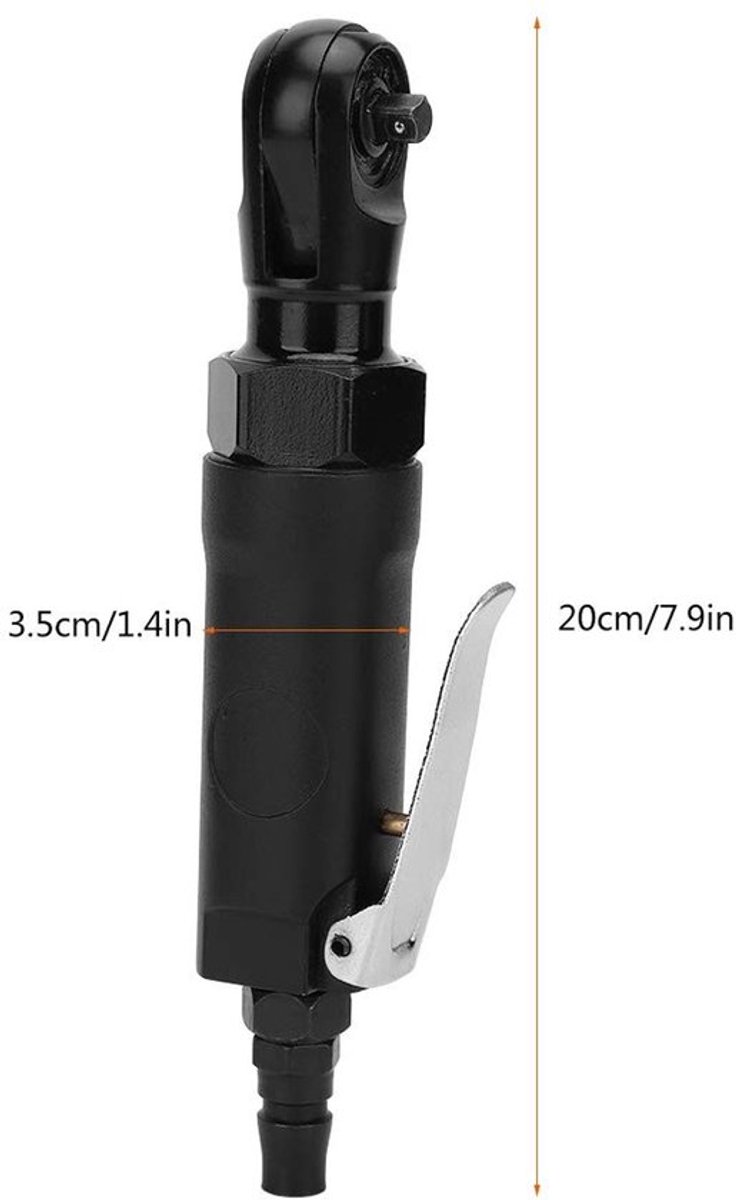 Pneumatische Ratelsleutel 1/4" en 3/8" Drive, Luchtgedreven