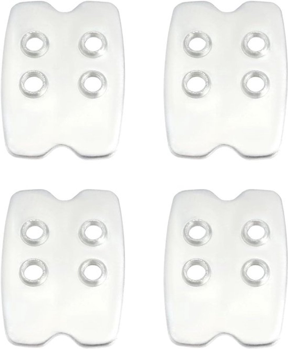 Fietsschoenen Clips - Schoenplaten - Compatibel met fietspedalen - SPD - SM-SH51 SM-SH52 SM-SH55 SM-SH56 - 29.4x39.3mm - Fietsaccessoires - Geschikt voor wielrenners - Zwart 4 stuks.