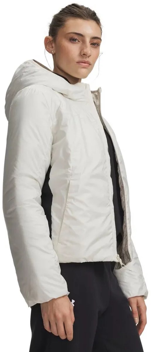 Under Armour Venture Hybrid Jas Beige S Vrouw