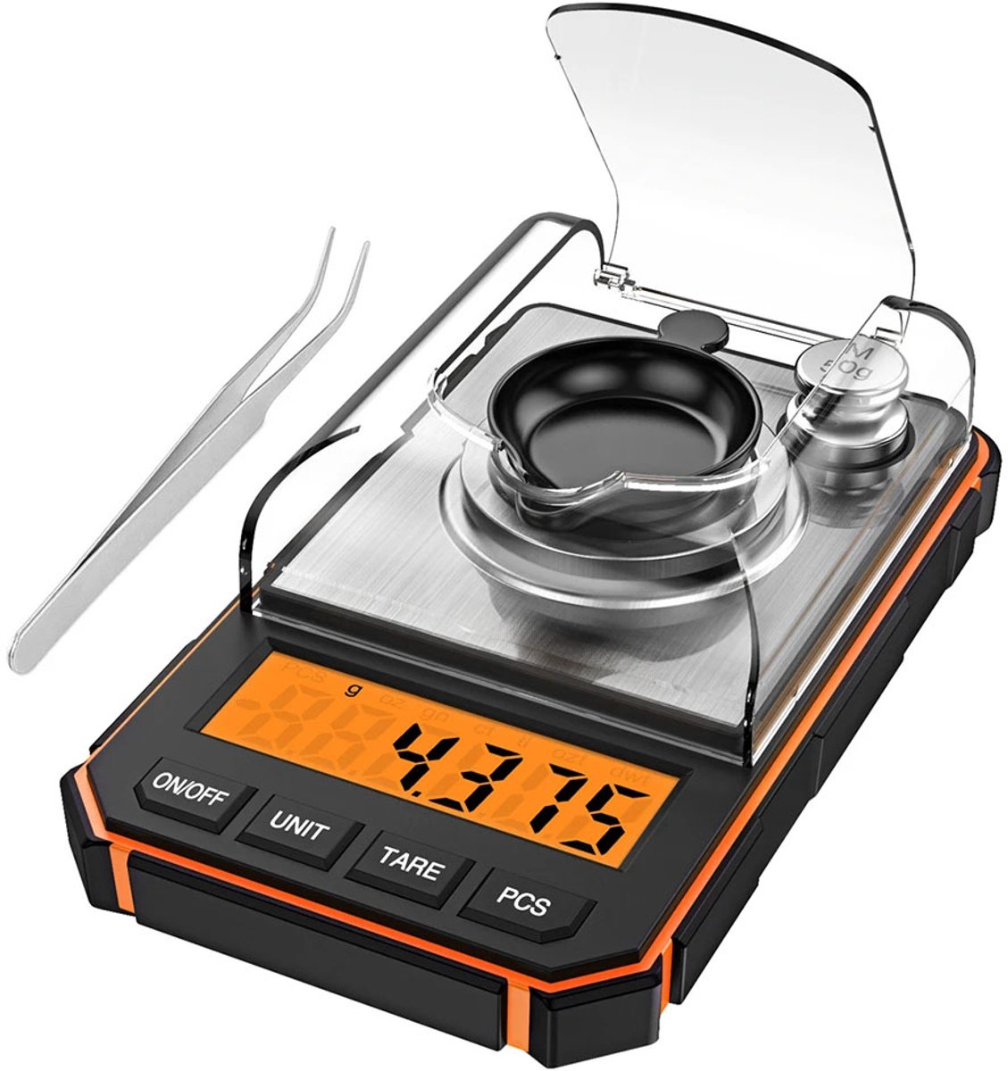 Accurate Weegschaal 0.001G Professionele Sieraden Schaal 50G Elektronische Display Precisie Mini Pocket Digitale Milligram Stevige Weegschaal