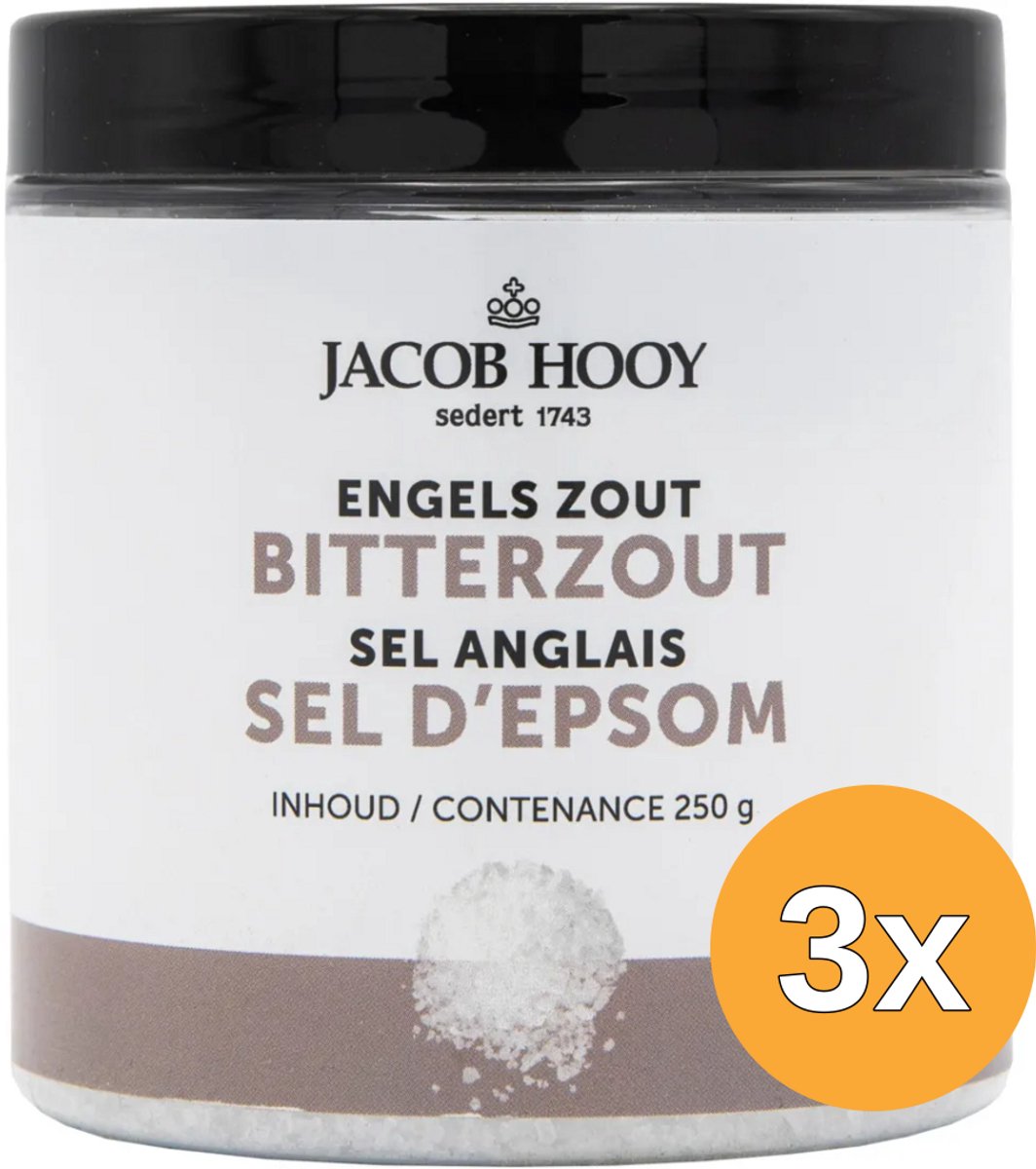 3x Jacob Hooy Bitterzout/Engelszout (250 gr)