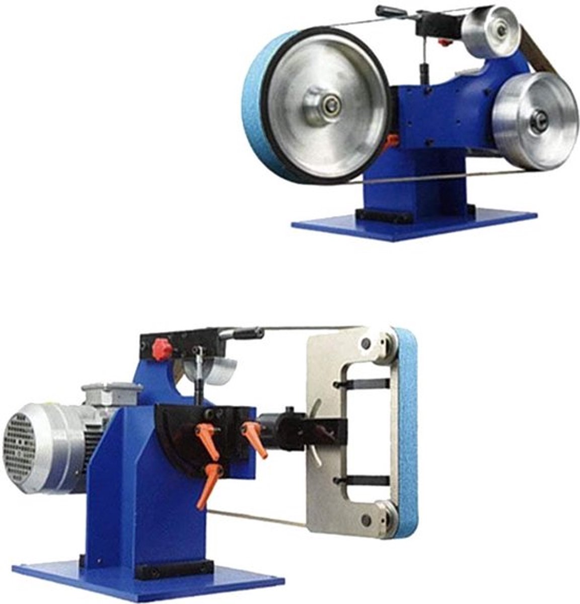 Schuurband 10 stuks 60 Grit - Blauw - Groen Siliciumcarbide - Voor Metalen - Polijsten/Slijpen - Overlappende Verbindingen - Schuurriem
