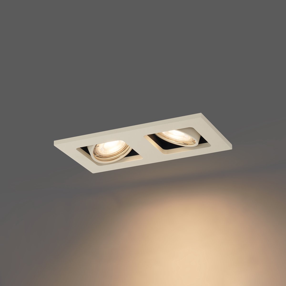Qazqa inbouwspot, inbouwlamp - 108443 - , max. 10W, geschikt voor led, 19cm, 2-lichts, ideaal als hal, keuken en slaapkamer lamp, in set van 6.