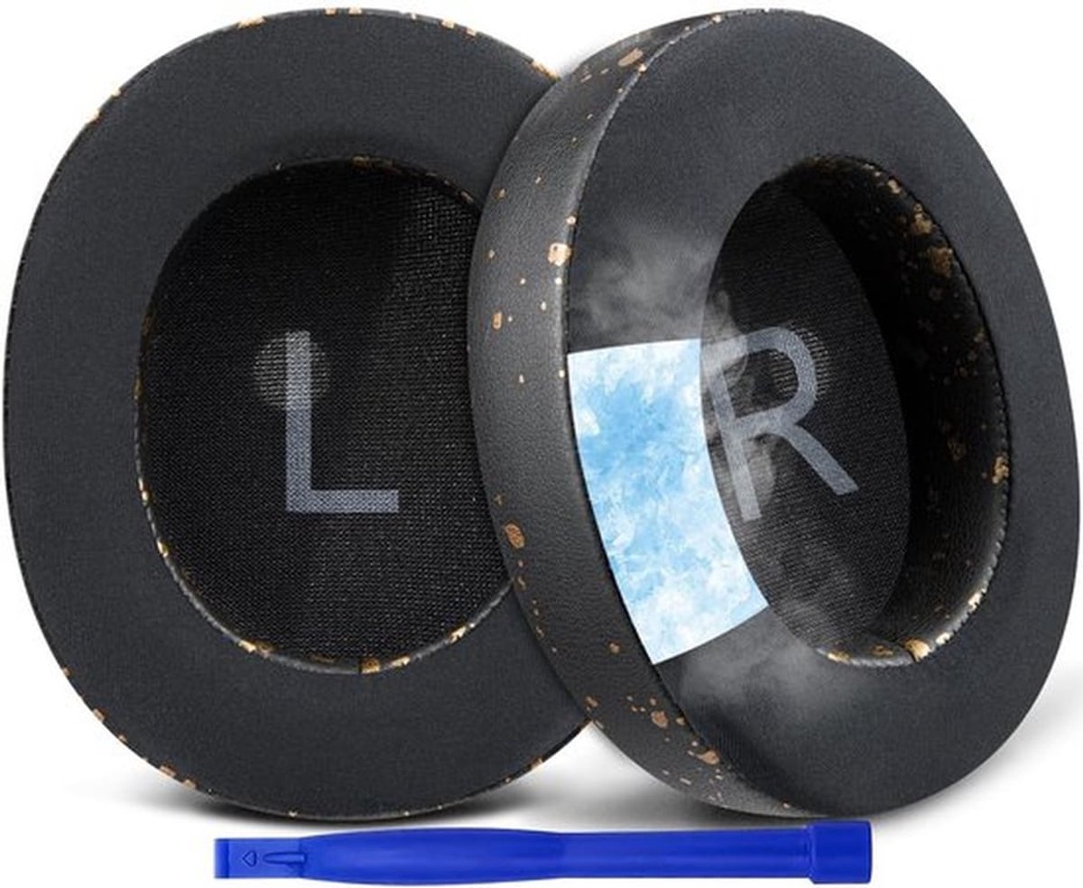 SOULWIT Verkoelende Gel Oorkussens Vervangen voor Turtle Beach Stealth Pro Draadloze Gamingheadset, Earpads Cushions met Ijszijdestof, Schuim met Hoge Dichtheid