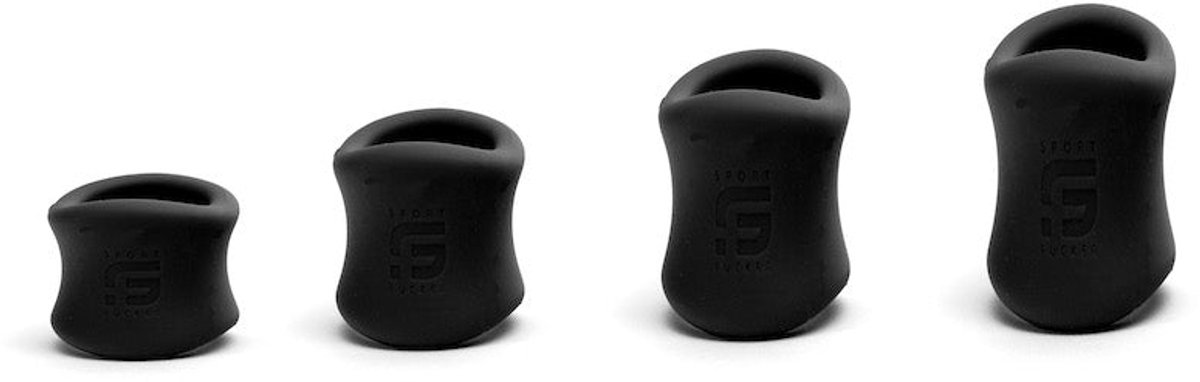 Sport Fucker - Ergo Balls - Ball Stretcher - Diverse lengtes - Zwart 30 mm