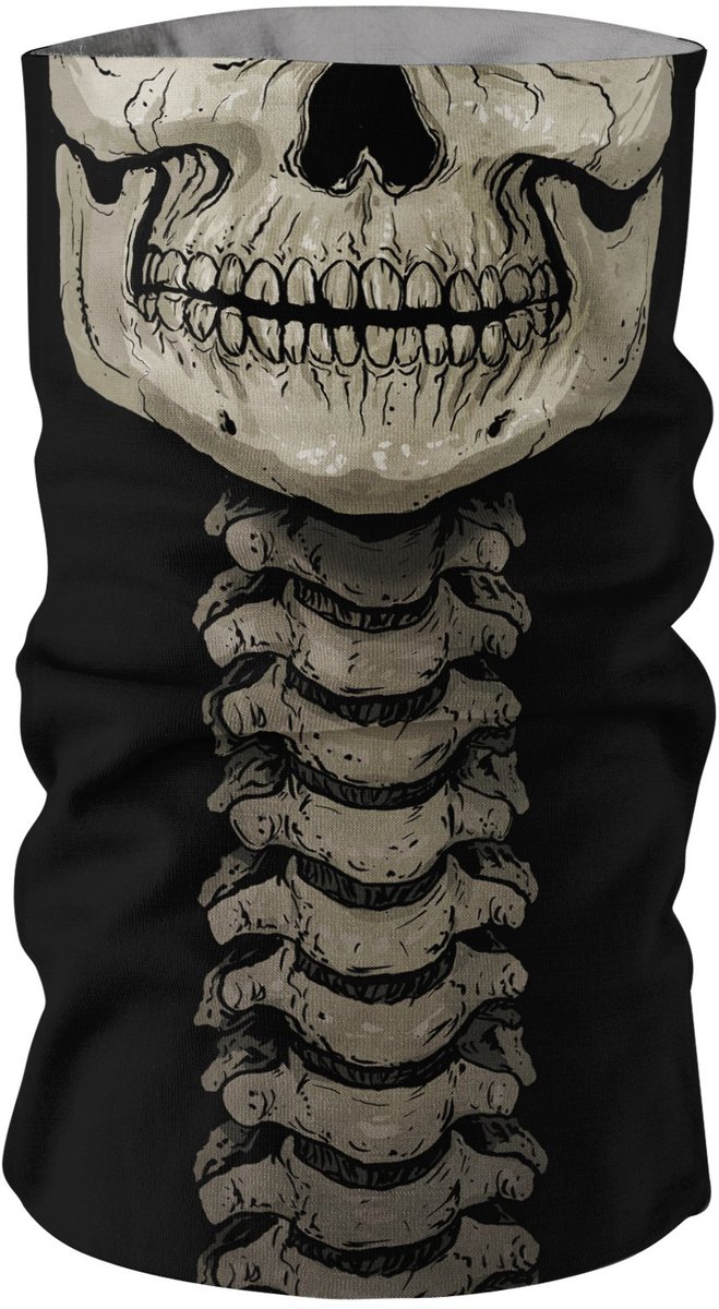 Buissjaal Skelet - Carnaval Vampier Heksen Mantel Halloween