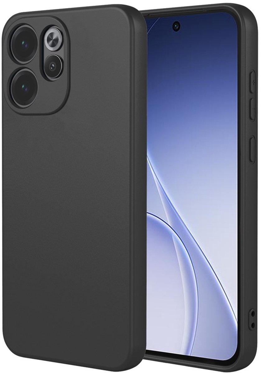 Coverup Hoesje - Geschikt voor OPPO Reno15 F Hoesje - Coverup Colour TPU Back Cover - Zwart