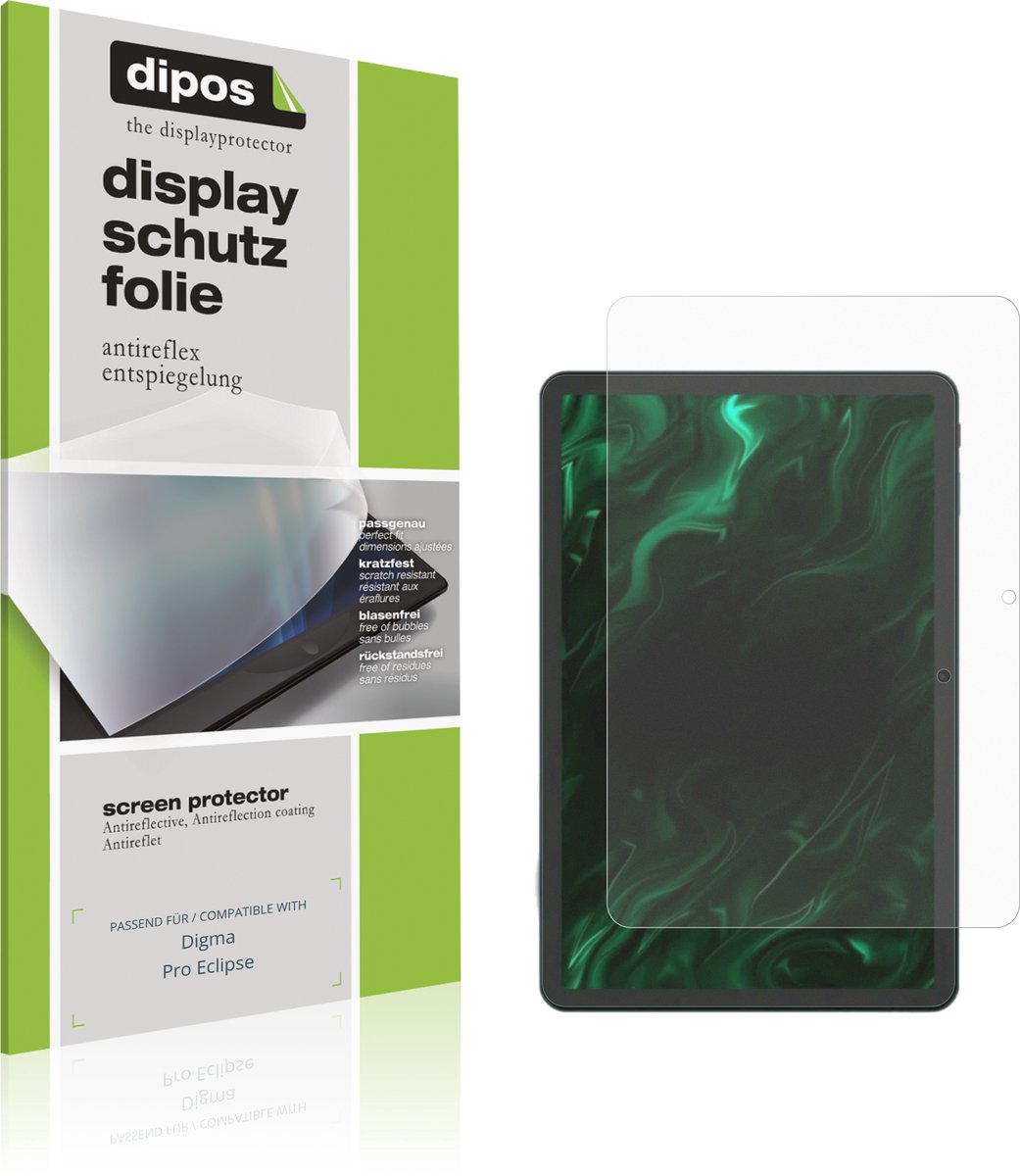 dipos – 2x Matte Beschermfolie geschikt voor Digma Pro Eclipse | Krasbestendige & antireflecterende Screenprotector Ultra-Thin
