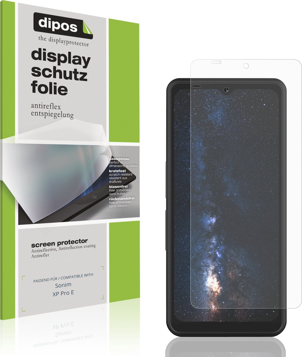 dipos – 4x Matte Beschermfolie geschikt voor Sonim XP Pro E | Krasbestendige & antireflecterende Screenprotector Ultra-Thin