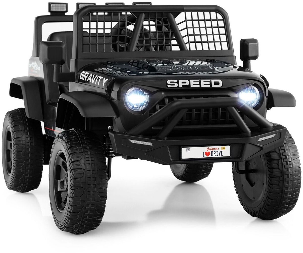 COSTWAY Elektrische kinderauto 24 V - Jeep - Accu aangedreven met adstandsbediening