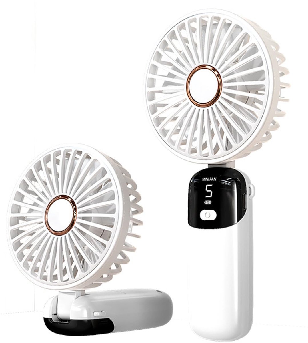Solidchoice - Draagbare Mini USB Ventilator met 5 Snelheden