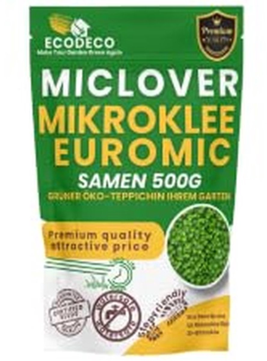 Solidchoice - Microklaverzaad 500 g voor Groen Gras en Verbeterde Bodemkwaliteit