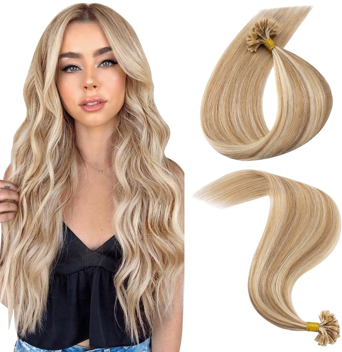 Solidchoice - Menselijke Haar Extensions met Keratine U-Tip