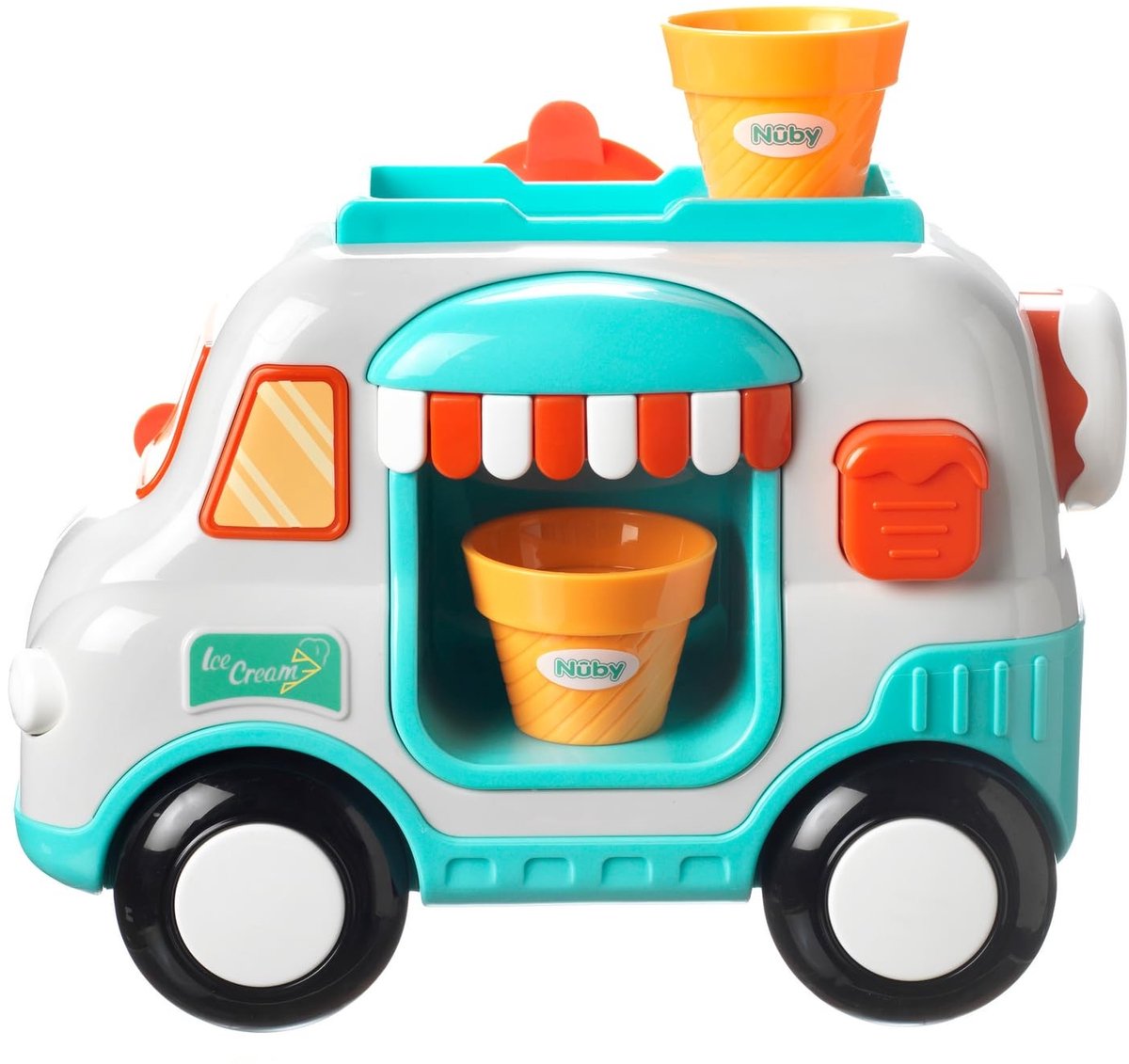 Solidchoice - Interactieve Bad Speelgoed IJsjeswagen met Zeepbellen