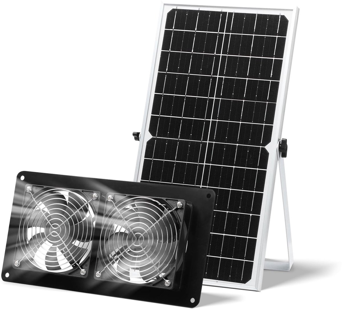 Solidchoice - 15W Waterdichte Zonne-ventilator voor Kippenhokken en Kassen