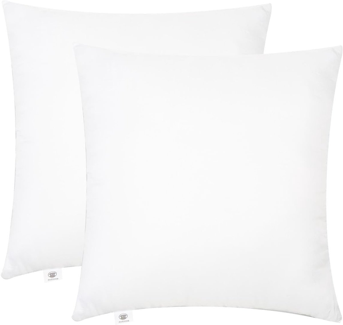 Solidchoice - Set van 2 Kusseninvoeringen (45 x 45 cm) met Holle Vezelvulling
