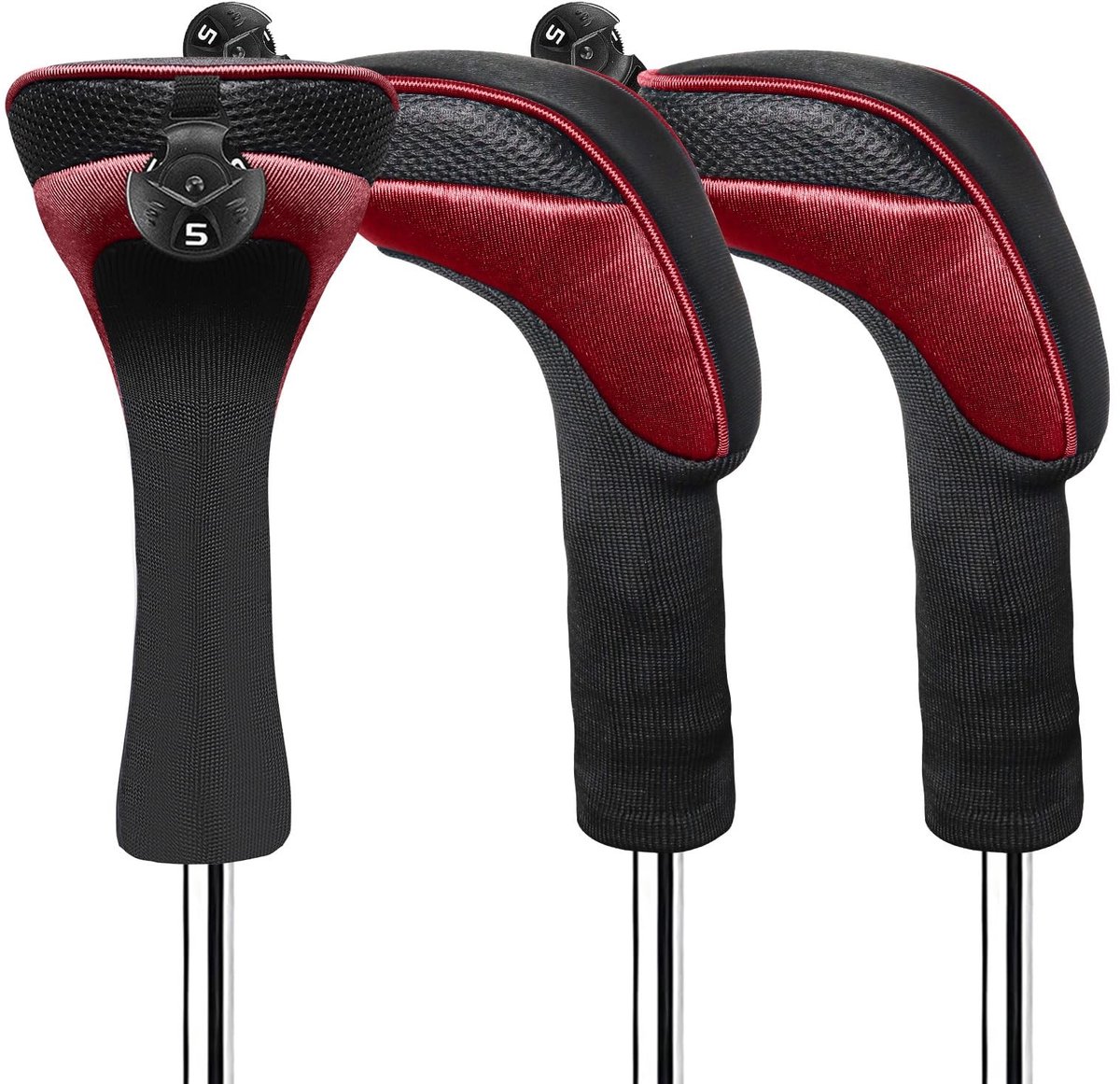 Solidchoice - Golf Club Hoofdkappen voor Hybride Hout Clubs - 3 Stuks